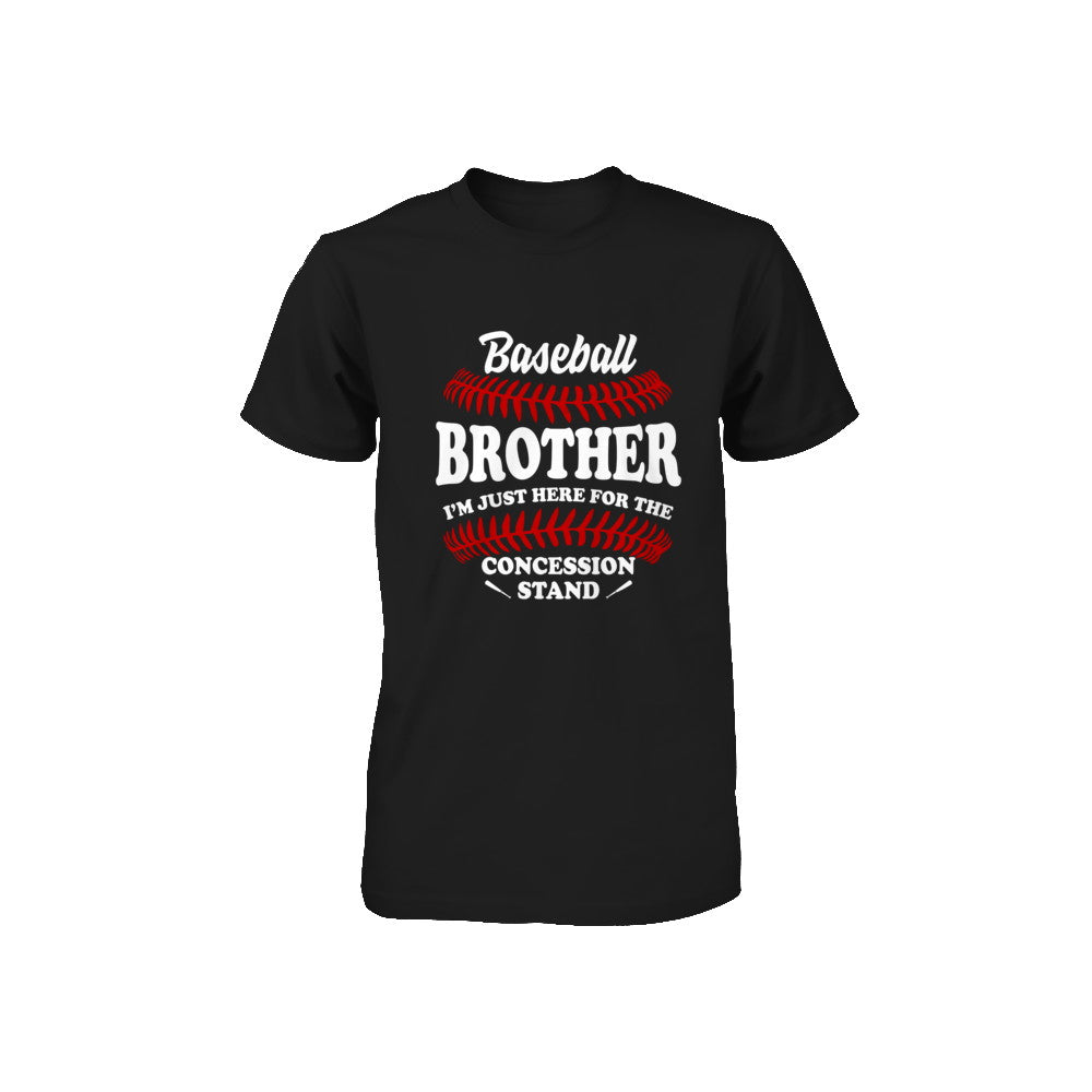 Baseball Brother I'm Just Here For The Concession Stand Youth Youth Shirt | Teecentury.com