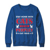Stay Home With Cats It's Too Peopley Out There T-Shirt & Sweatshirt | Teecentury.com