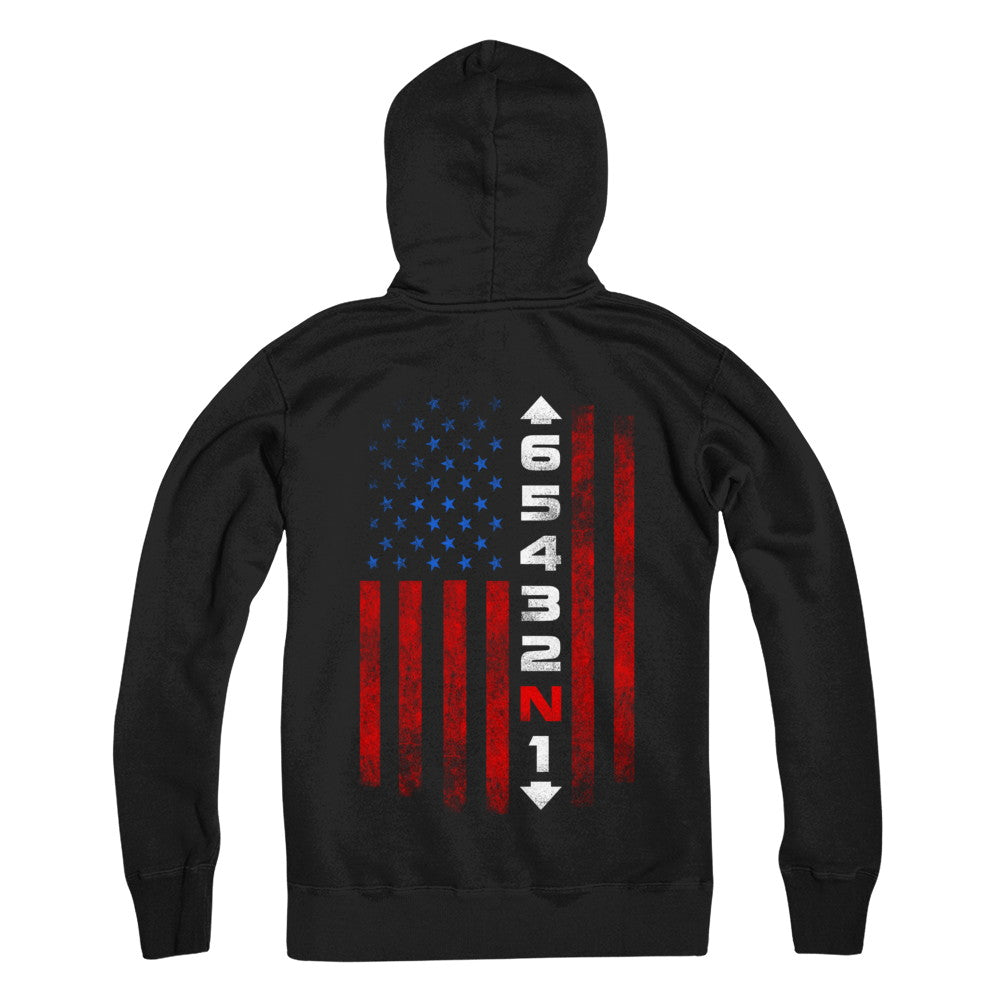 Motorcycle Gears Fun Motorbike American Us Flag T-Shirt & Hoodie | Teecentury.com