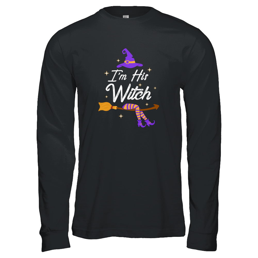 I'm His Witch Matching Boyfriends Husband Halloween T-Shirt & Tank Top | Teecentury.com