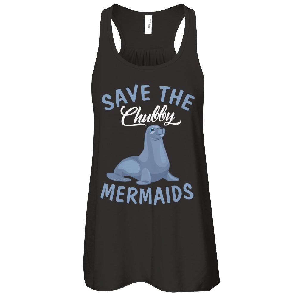 Save The Chubby Mermaids T-Shirt & Tank Top | Teecentury.com