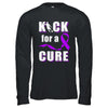 Kick For A Cure Soccer Alzheimers Pancreatic Lupus Awareness T-Shirt & Hoodie | Teecentury.com