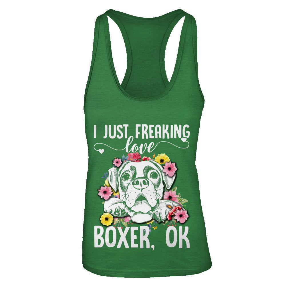 Dog I Just Freaking Love Boxer T-Shirt & Tank Top | Teecentury.com