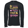 October Girls Queen Is Diamond Strong Beautiful T-Shirt & Hoodie | Teecentury.com