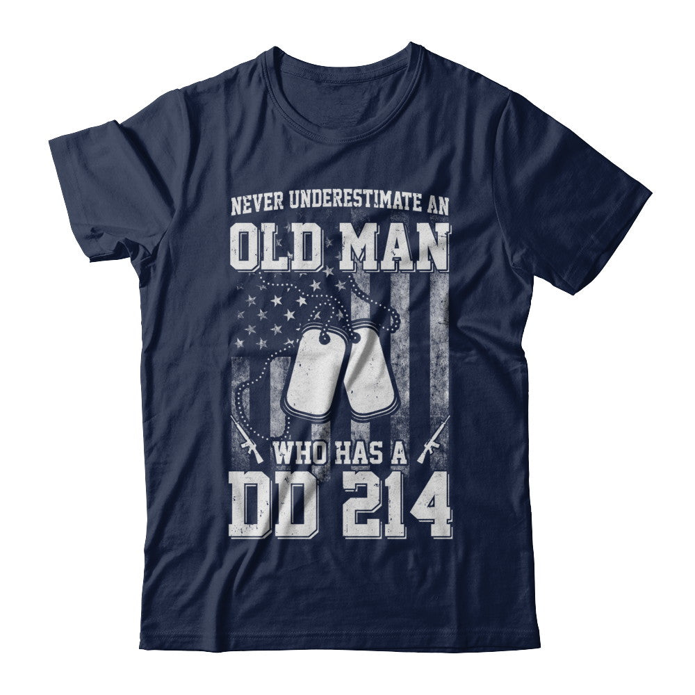 Never Underestimate An Old Man Us Navy Veteran t-shirt by To-Tee