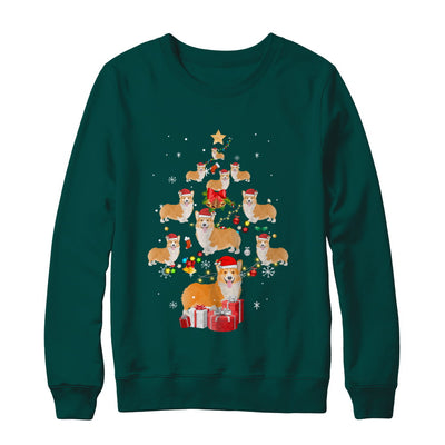 Cute Corgi Christmas Tree Dogs Lover T-Shirt & Sweatshirt | Teecentury.com