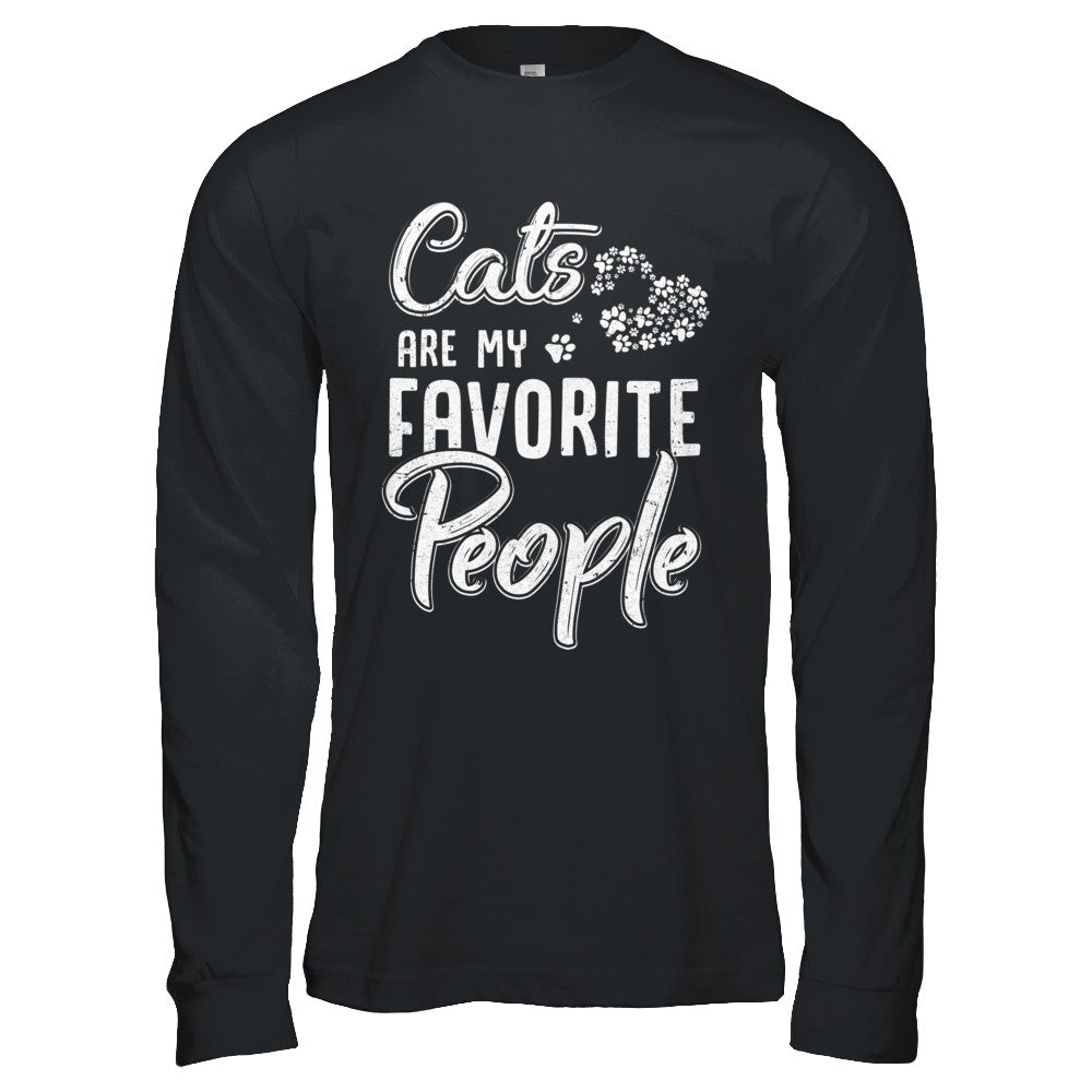 Cats Are My Favorite People Cat Lovers T-Shirt & Hoodie | Teecentury.com