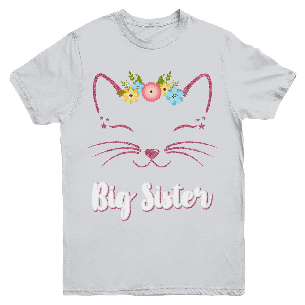 Kitty Cat Big Sister I'm Going To Be A Big Sister Youth Youth Shirt | Teecentury.com