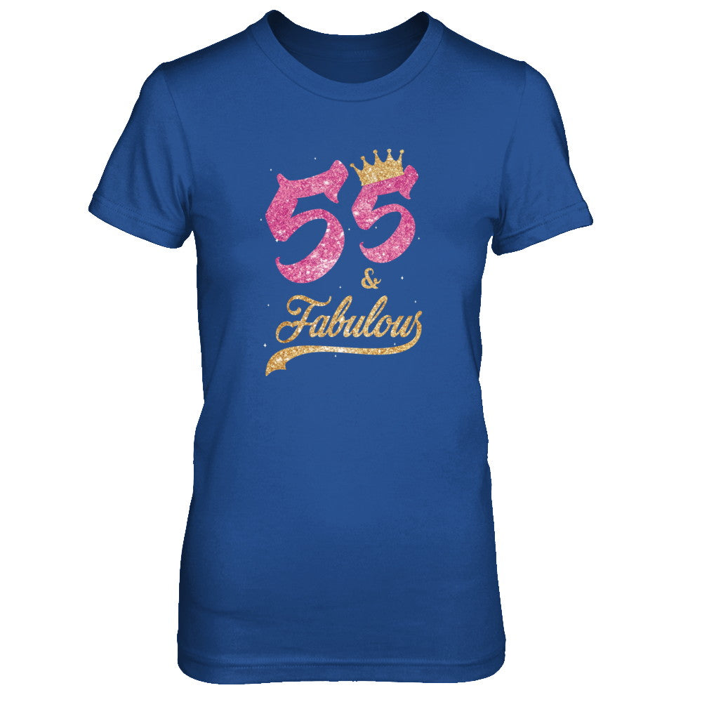 55 And Fabulous 1967 55th Birthday Gift T-Shirt & Tank Top | Teecentury.com
