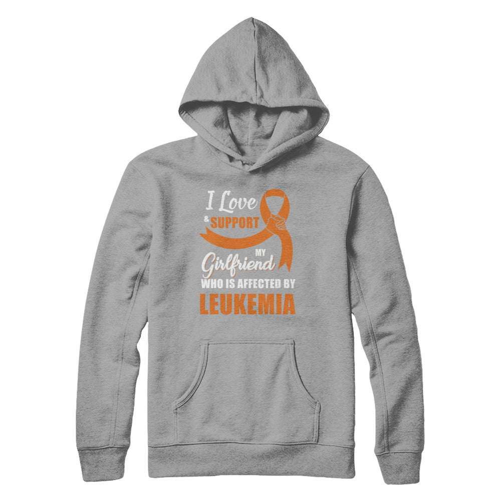 Leukemia Awareness Support Orange Girlfriend Boyfriend T-Shirt & Hoodie | Teecentury.com