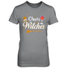 Cheers Witches Happy Hallowine Witch Halloween T-Shirt & Hoodie | Teecentury.com