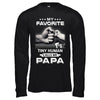 My Favorite Tiny Human Calls Me Papa T-Shirt & Hoodie | Teecentury.com