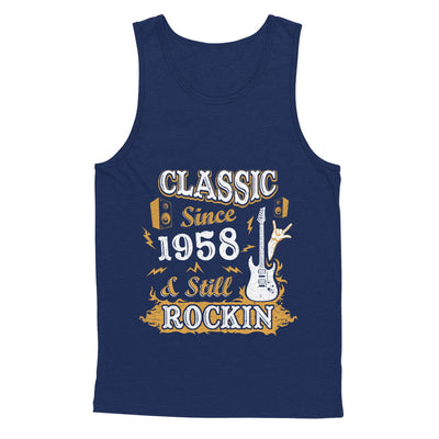 Vintage Classic Since 1958 With Rockin 64th Birthday T-Shirt & Hoodie | Teecentury.com