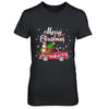 Pitbull Rides Red Truck Christmas Pajama T-Shirt & Sweatshirt | Teecentury.com