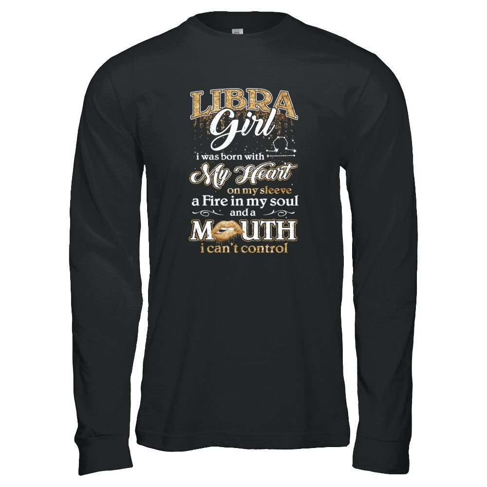 I'm A Libra Girl Lipstick September October Funny Zodiac Birthday T-Shirt & Tank Top | Teecentury.com