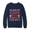 Stay Home With Cats It's Too Peopley Out There T-Shirt & Sweatshirt | Teecentury.com