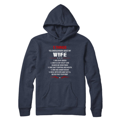 5 Things You Should Know About My Wife Husband T-Shirt & Hoodie | Teecentury.com