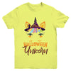 Halloween Costume Unicorn Witch Bats Youth Youth Shirt | Teecentury.com