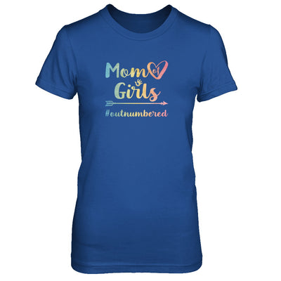 Mom Of Girls Outnumbered T-Shirt & Tank Top | Teecentury.com