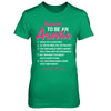 Reasons To Be An Auntie Funny Aunt Gifts T-Shirt & Hoodie | Teecentury.com