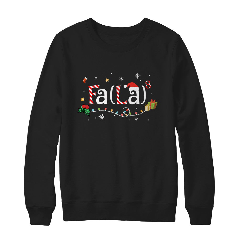 Cute Math Fa La Funny Christmas T-Shirt & Sweatshirt | Teecentury.com