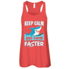 Keep Calm And Swim Faster T-Shirt & Tank Top | Teecentury.com