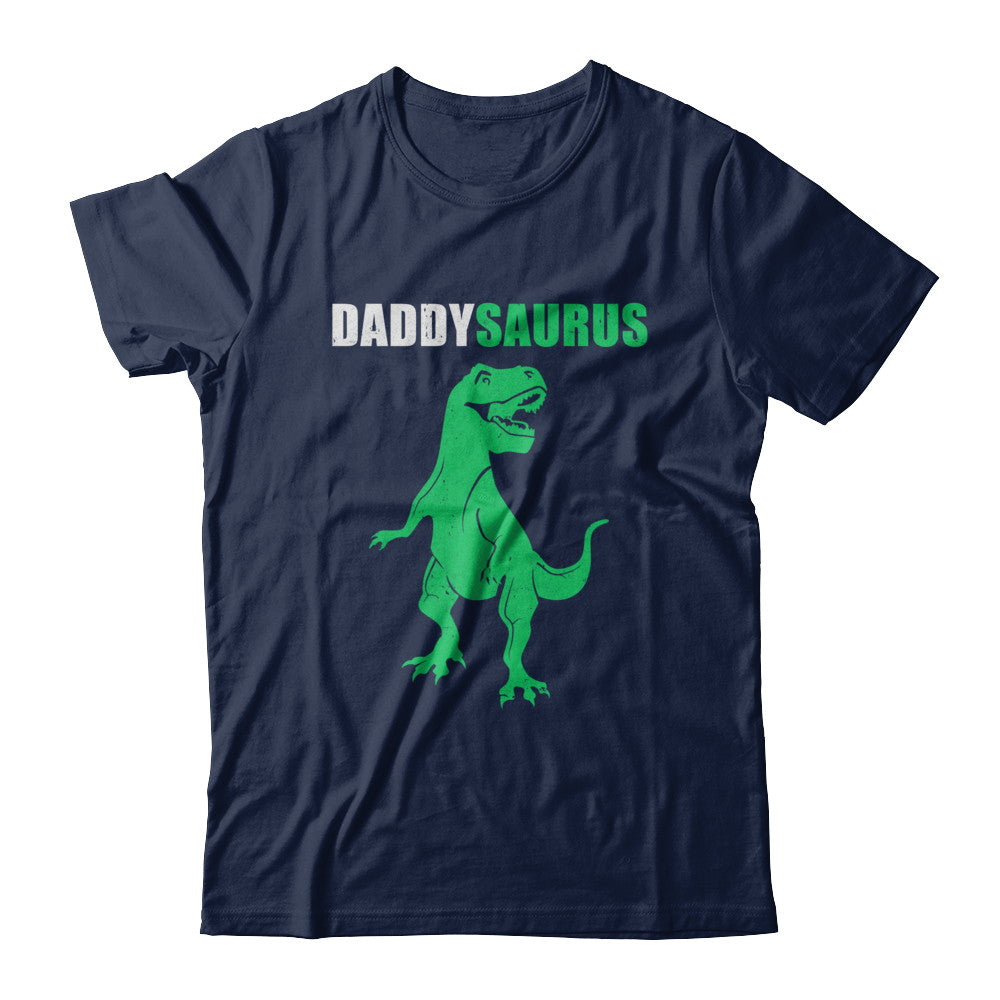 Daddysaurus Funny Dinosaur First Time Dad Fathers Day T-Shirt & Hoodie | Teecentury.com