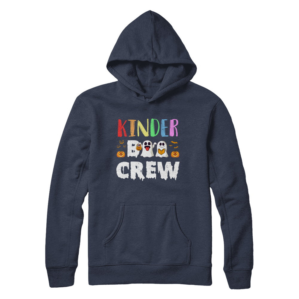 Cute Boo Crew Kindergarten Teacher Halloween T-Shirt & Hoodie | Teecentury.com