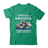 Proud Grandpa Police Thin Blue Line Flag Fathers Day T-Shirt & Hoodie | Teecentury.com