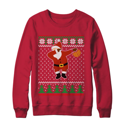 Dabbing Santa Volleyball Ugly Sweater Christmas T-Shirt & Sweatshirt | Teecentury.com