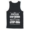 I'm A Proud Step-Father Of Awesome Step-Son Fathers Day T-Shirt & Hoodie | Teecentury.com