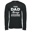 Funny Fathers Day Gift From Son Dad Always Awesome T-Shirt & Hoodie | Teecentury.com
