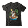 Summer Vacation Dabbing Bulldog Surfing Surfboard Gift T-Shirt & Hoodie | Teecentury.com