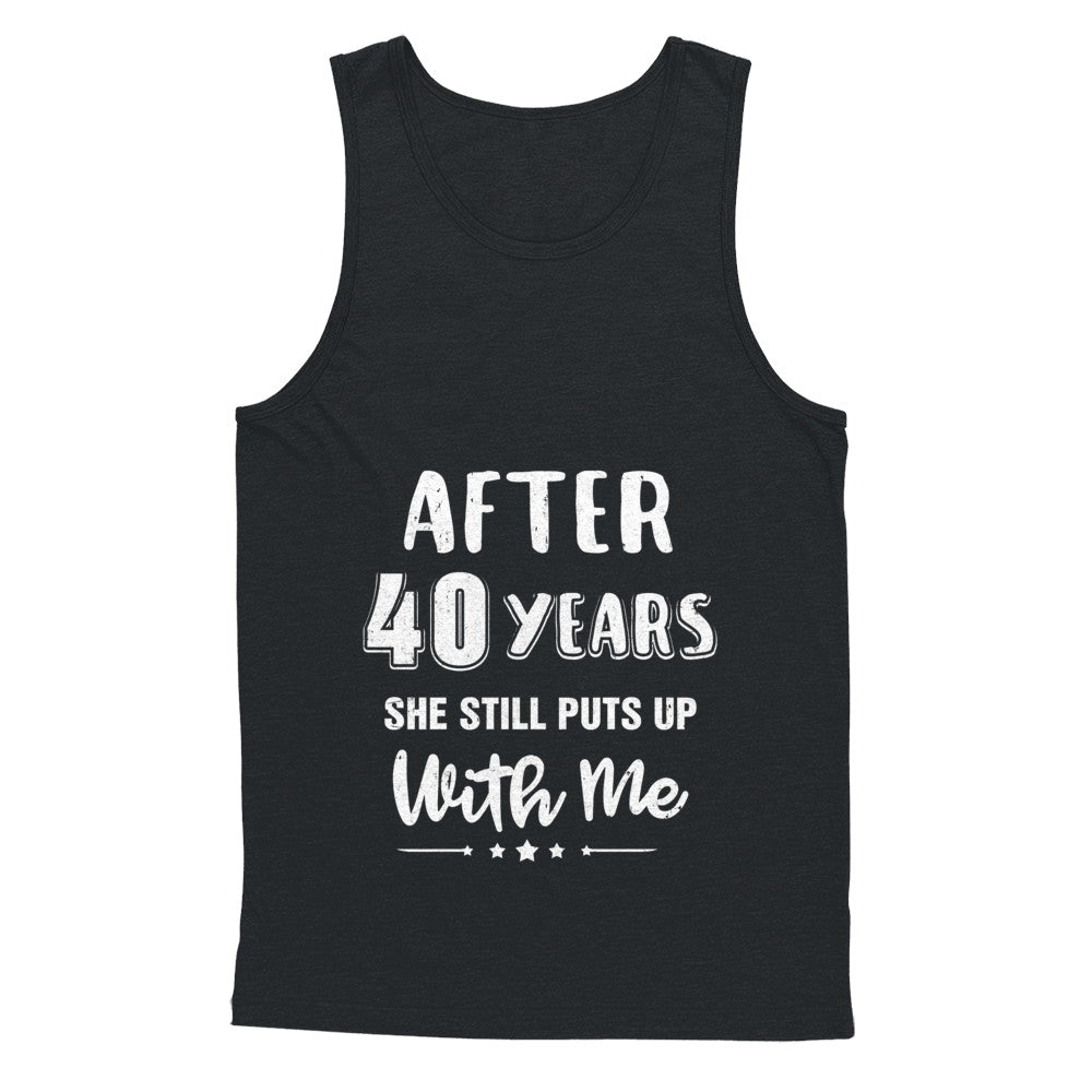 40Th Wedding Anniversary Funny Husband Gift T-Shirt & Hoodie | Teecentury.com