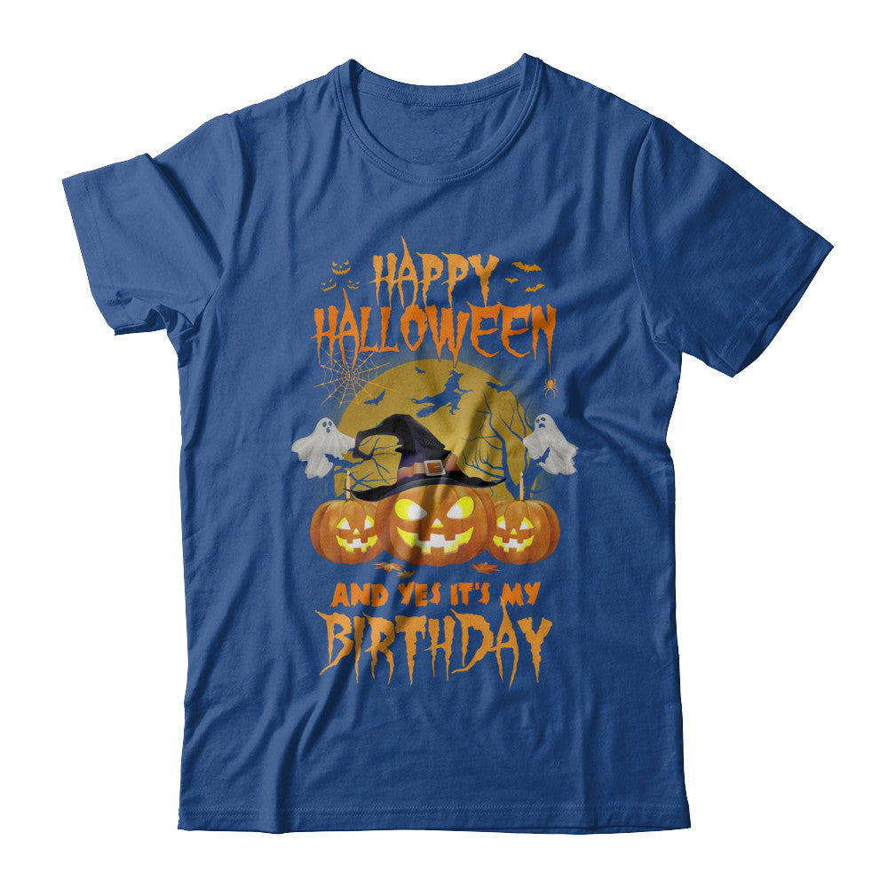 Happy Halloween And Yes It's My Birthday Gifts T-Shirt & Hoodie | Teecentury.com