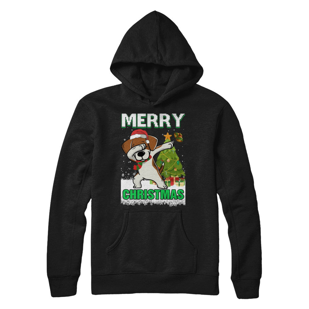 Cute Beagle Claus Merry Christmas Ugly Sweater T-Shirt & Sweatshirt | Teecentury.com