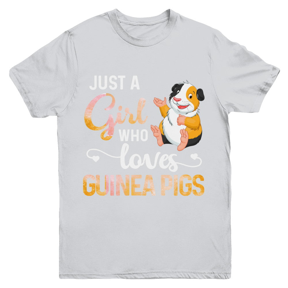Just A Woman Who Loves Guinea Pigs Youth Youth Shirt | Teecentury.com
