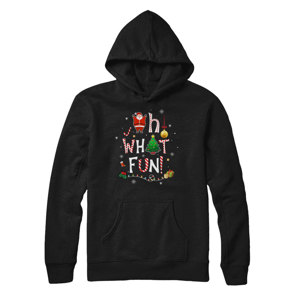 Oh What Fun Christmas Tree Funny Xmas T-Shirt & Sweatshirt | Teecentury.com