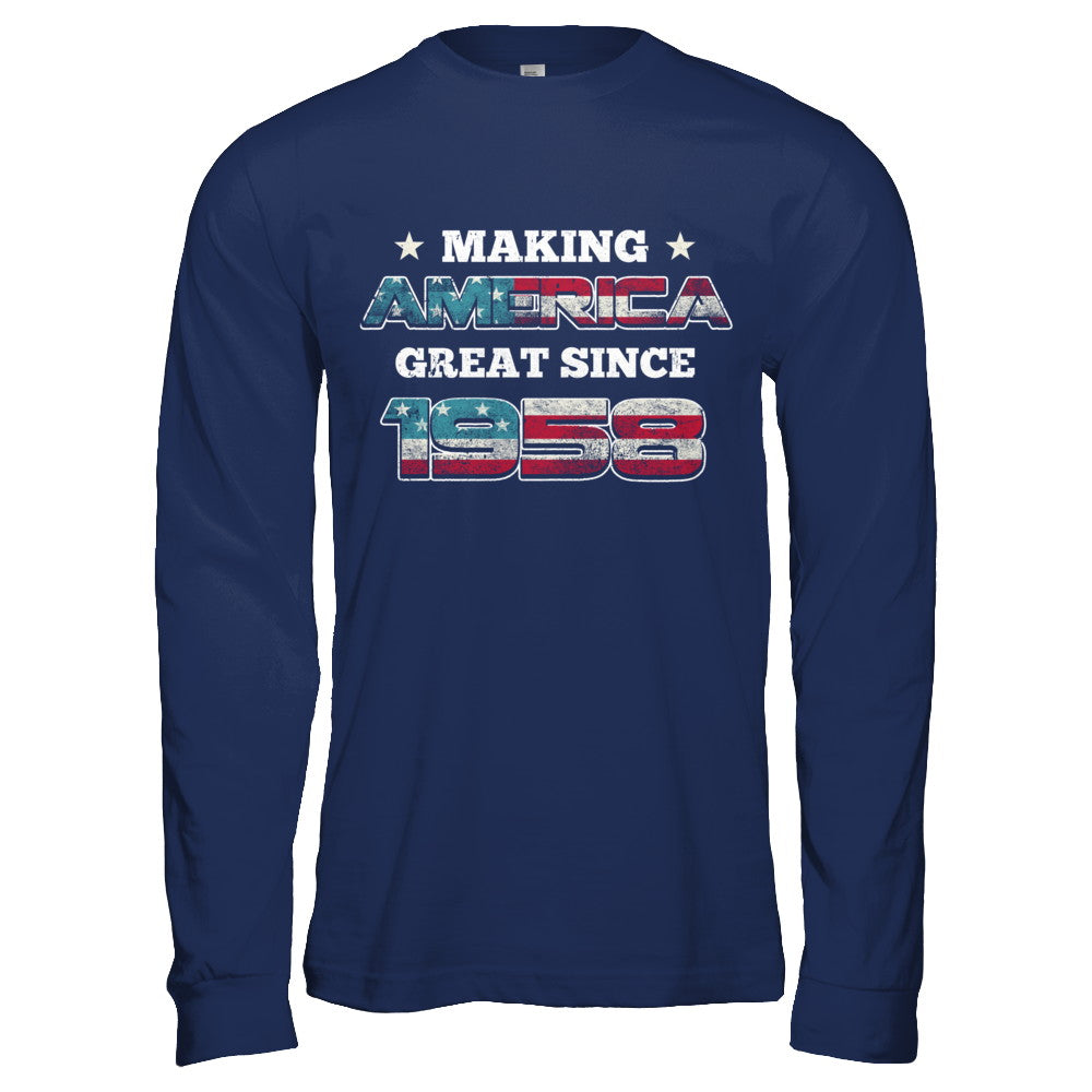 Making America Great Since 1958 64th Birthday T-Shirt & Hoodie | Teecentury.com
