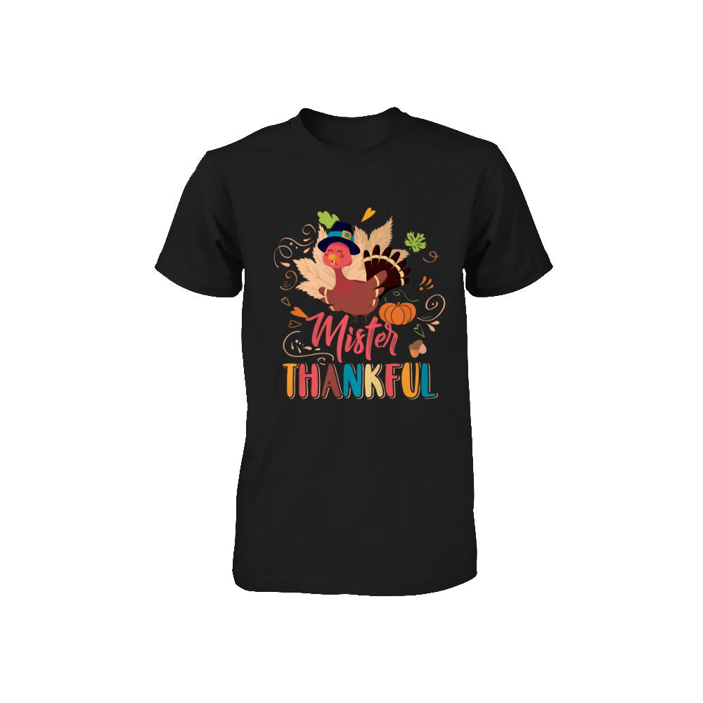 Cute Mister Thankful Turkey Thanksgiving Youth Youth Shirt | Teecentury.com