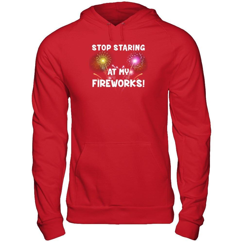 Stop Staring At My Fireworks T-Shirt & Tank Top | Teecentury.com