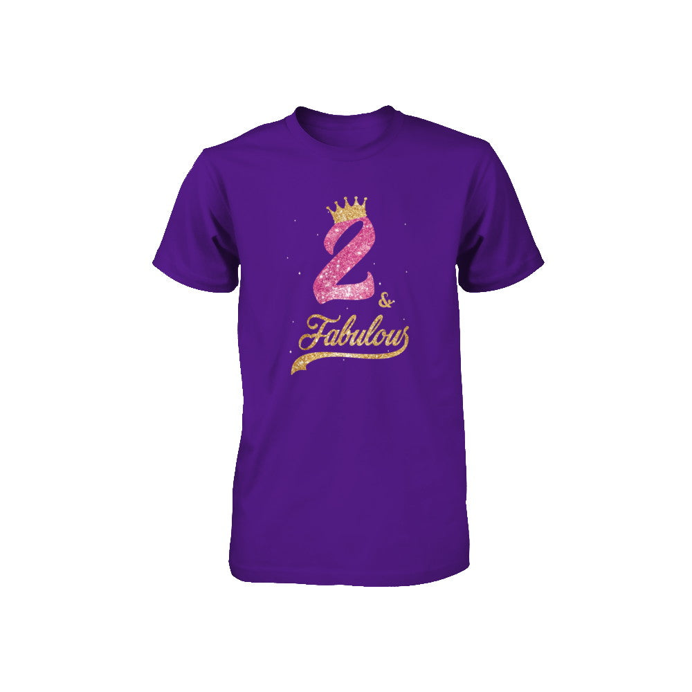 2Th And Fabulous Two Birthday Youth Youth Shirt | Teecentury.com