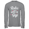 Grandmother Rules Don't Apply To Gigi T-Shirt & Hoodie | Teecentury.com