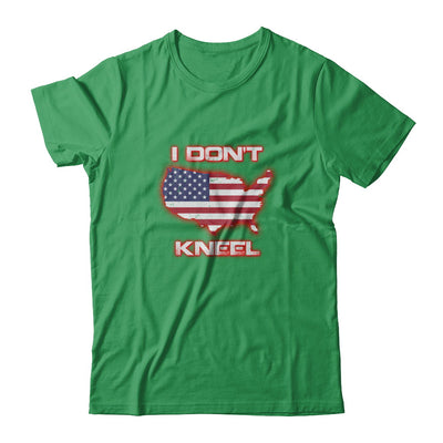 I Don't Kneel Us American Flag T-Shirt & Tank Top | Teecentury.com