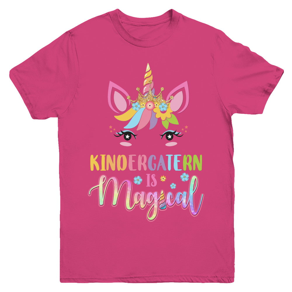 Kindergarten Grade Is Magical Unicorn Back To School Youth Youth Shirt | Teecentury.com