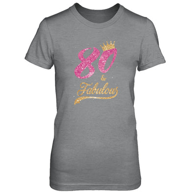80 And Fabulous 1942 80th Birthday Gift T-Shirt & Tank Top | Teecentury.com