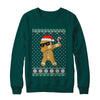 Dabbing Gingerbread Man Ugly Christmas Sweater T-Shirt & Sweatshirt | Teecentury.com