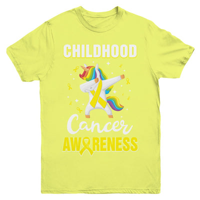 Childhood Cancer Awareness Cute Unicorn Warrior Youth Youth Shirt | Teecentury.com