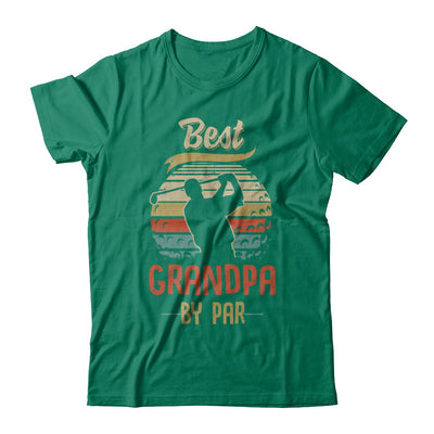 Vintage Best Grandpa By Par Fathers Day Funny Golf Gift T-Shirt & Hoodie | Teecentury.com