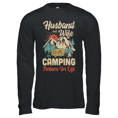 Husband And Wife Camping Partners For Life Camping T-Shirt & Hoodie | Teecentury.com